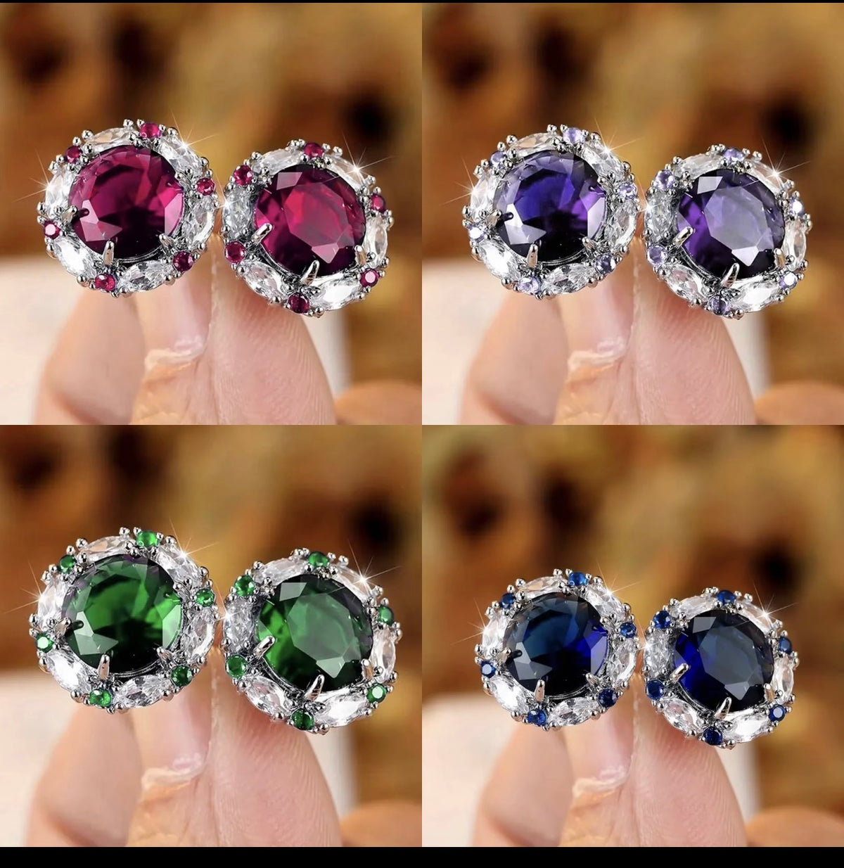 Tiara studs